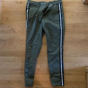 Market & Spruce green skinny jeans